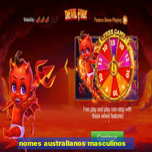 nomes australianos masculinos